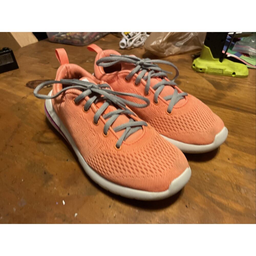 Adidas Element Urban Orange Running Shoes Sneakers Adiprene Women's Size 7.5
